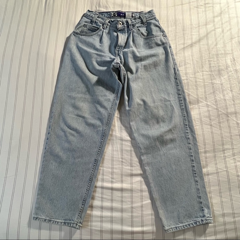 Levi Silvertab Baggy Light Wash Jeans Vintage size 29x30